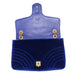 Gucci Medium GG Marmont Velvet Shoulder Bag in Blue