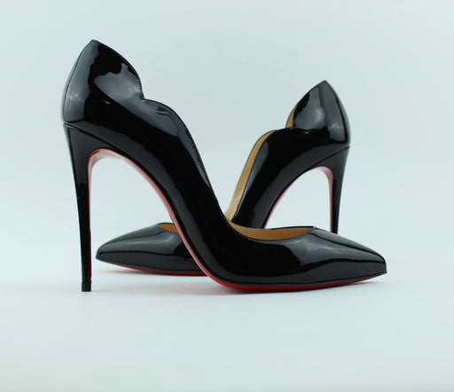 CHRISTIAN LOUBOUTIN HOT CHIC 100mm SIZE 38.5 - LuxurySnob