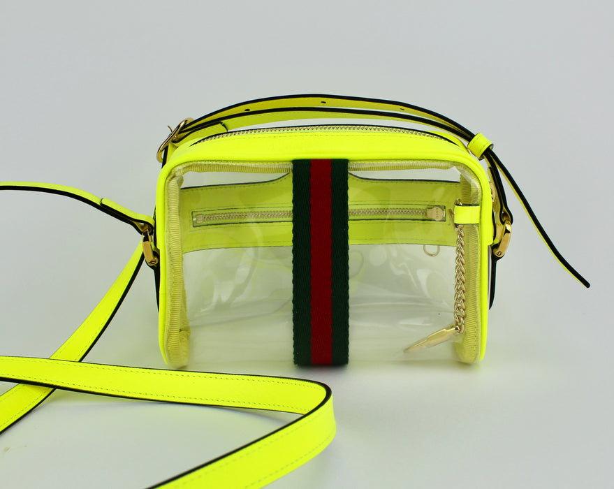 GUCCI MINI OPHIDIA REANSPARENT CROSSBODY BAG