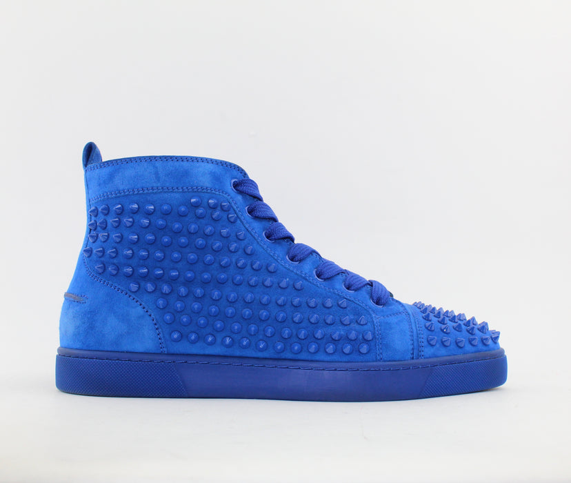 CHRISTIAN LOUBOUTIN  LOUIS SPIKES HIGH TOP SNEAKER MEN SIZE 43 - LuxurySnob