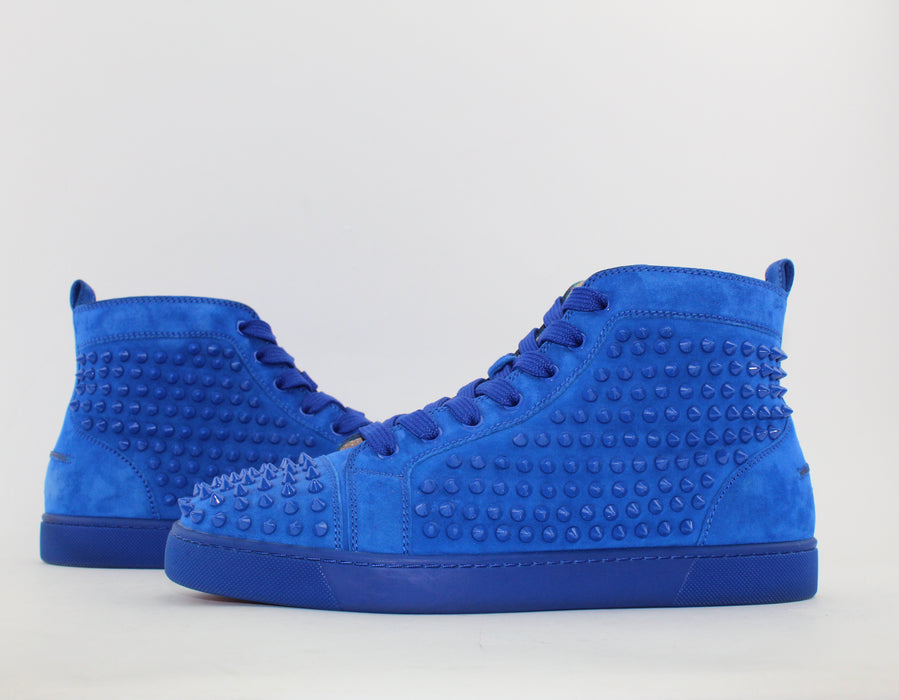 CHRISTIAN LOUBOUTIN  LOUIS SPIKES HIGH TOP SNEAKER MEN SIZE 43 - LuxurySnob