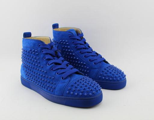 CHRISTIAN LOUBOUTIN  LOUIS SPIKES HIGH TOP SNEAKER MEN SIZE 43 - LuxurySnob