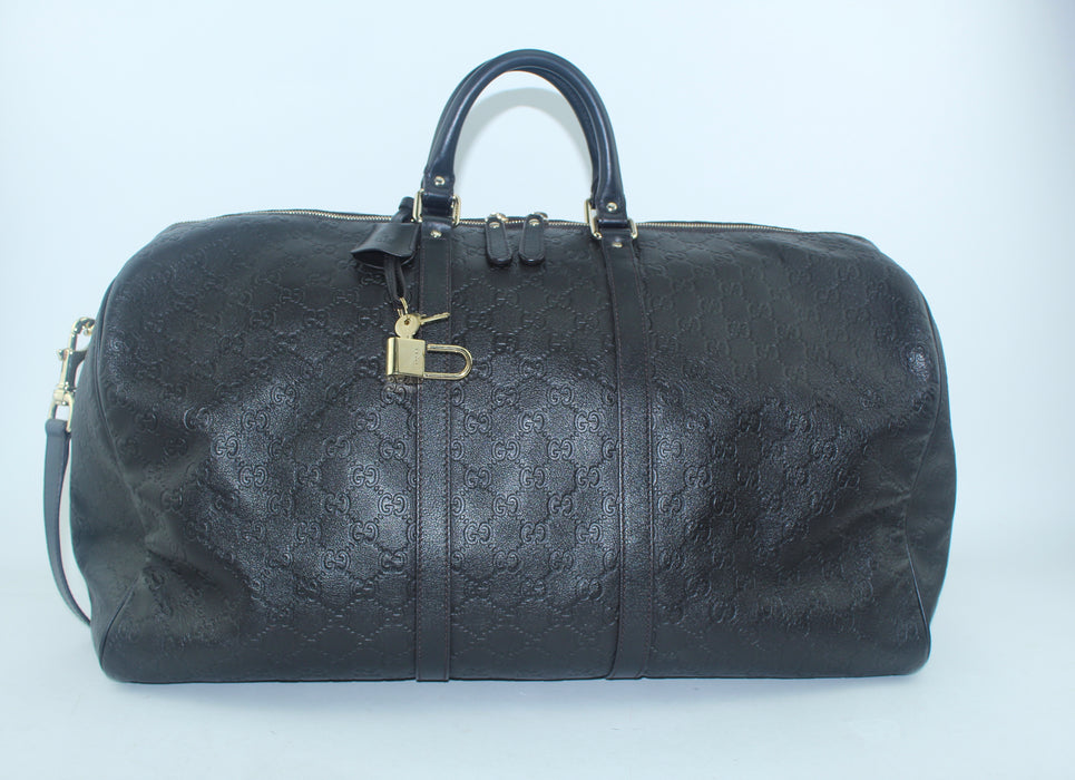GUCCI LARGE CARRY-ON DUFFLE BAG - LuxurySnob