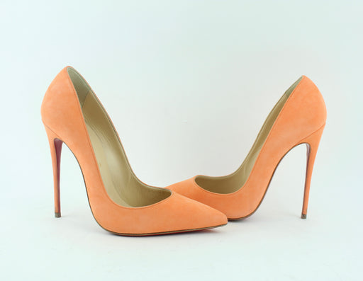 CHRISTIAN LOUBOUTIN SO KATE 120 SUEDE SIZE 38.5 - LuxurySnob