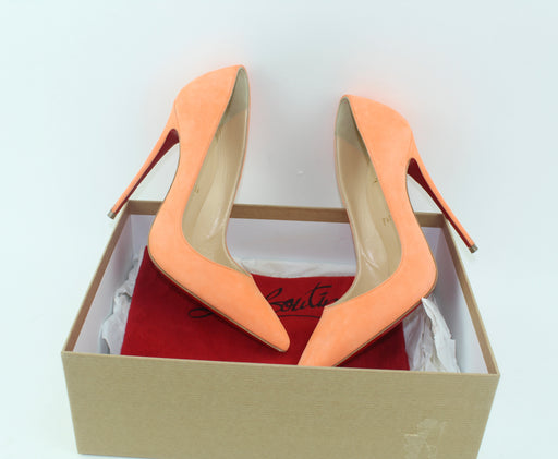 CHRISTIAN LOUBOUTIN SO KATE 120 SUEDE SIZE 38.5 - LuxurySnob