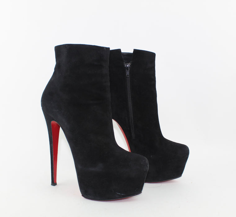 CHRISTIAN LOUBOUTIN DAF BOOTY 160MM BOOTIE SIZE 38 - LuxurySnob