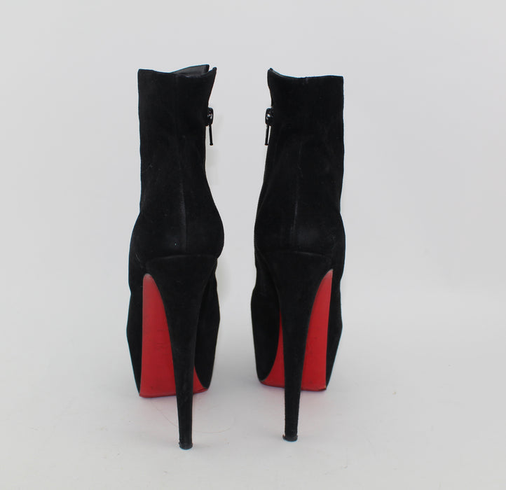 CHRISTIAN LOUBOUTIN DAF BOOTY 160MM BOOTIE SIZE 38 LuxurySnob Genuine Pre Owned Designer Goods LSC INC