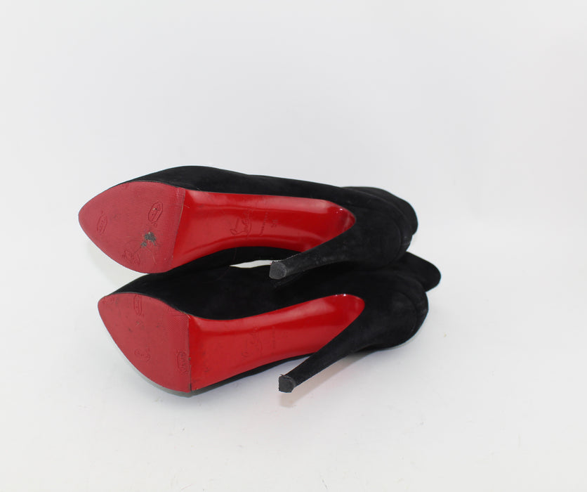 CHRISTIAN LOUBOUTIN DAF BOOTY 160MM BOOTIE SIZE 38 - LuxurySnob
