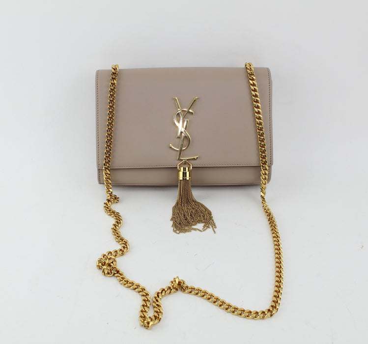 SAINT LAURENT KATE SMALL TASSEL SHOULDER BAG - LuxurySnob