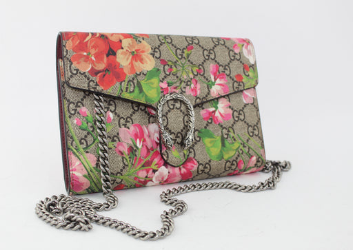 GUCCI DIONYSUS BLOOMS CHAIN WALLET - LuxurySnob