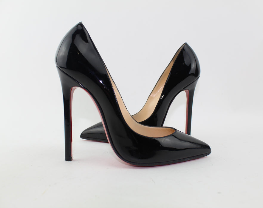 CHRISTIAN LOUBOUTIN PIGALLE 120mm  SIZE 38 - LuxurySnob