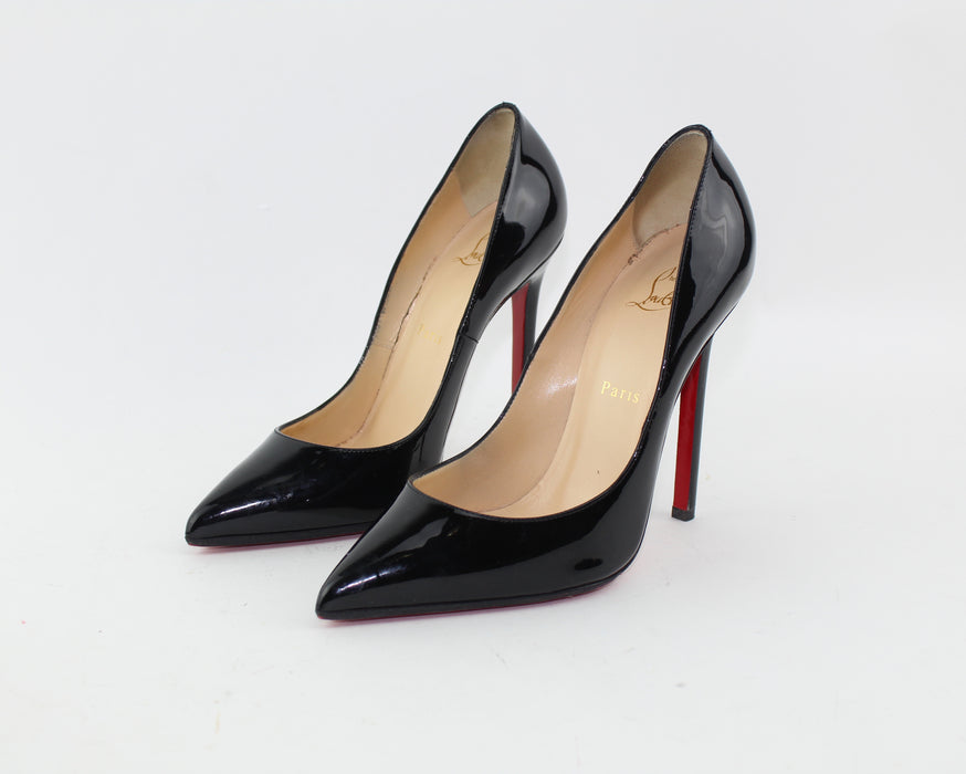 CHRISTIAN LOUBOUTIN PIGALLE 120mm  SIZE 38 - LuxurySnob