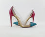 CHRISTIAN LOUBOUTIN DEBOUT 100mm SIZE 38 - LuxurySnob