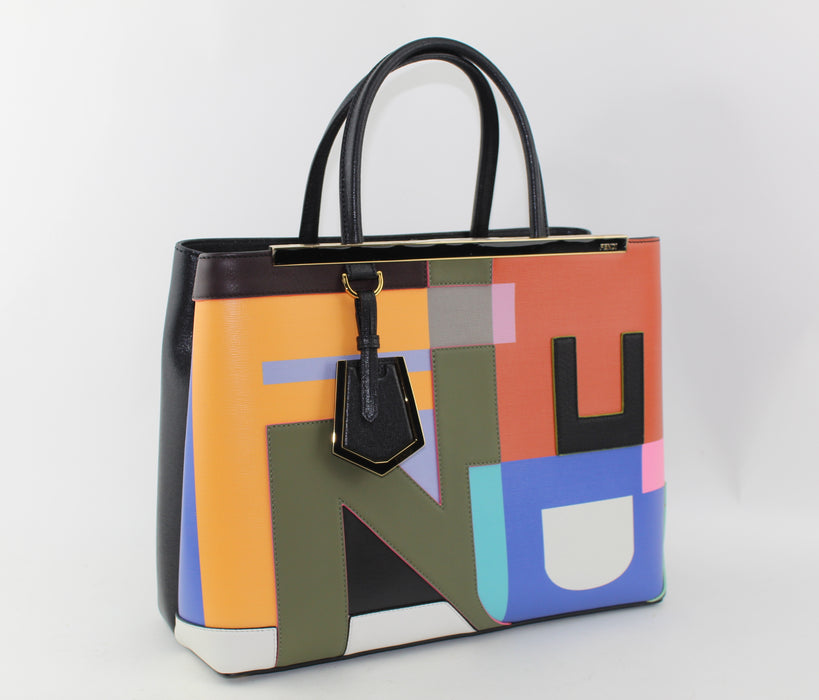 FENDI 2JOURS DISORDERED MEDIUM TOTE - LuxurySnob