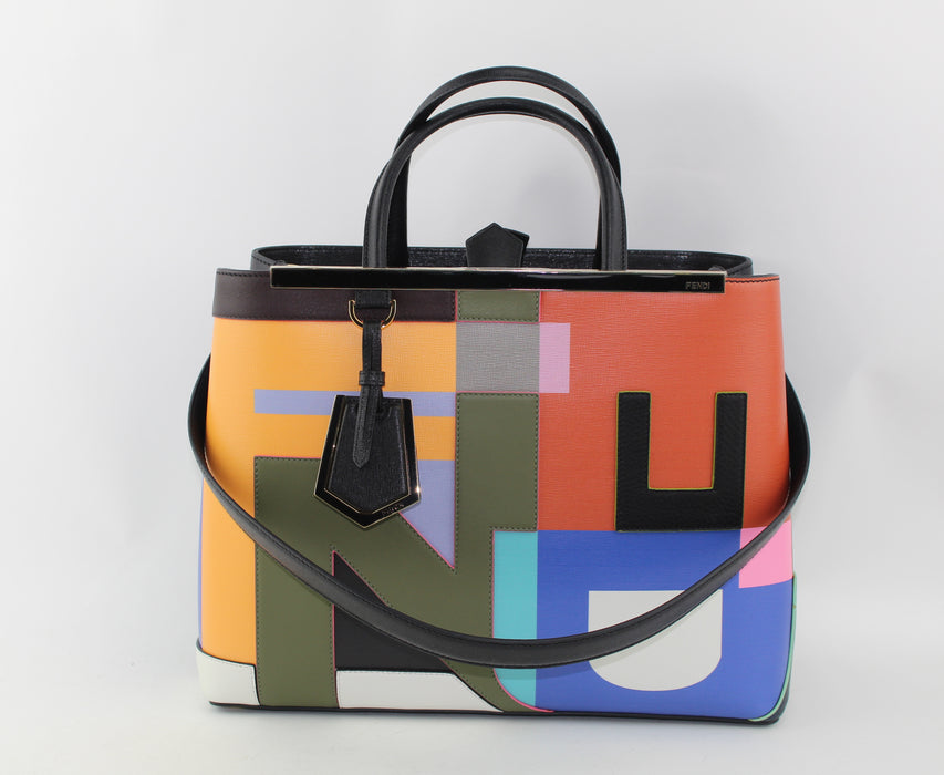 FENDI 2JOURS DISORDERED MEDIUM TOTE - LuxurySnob