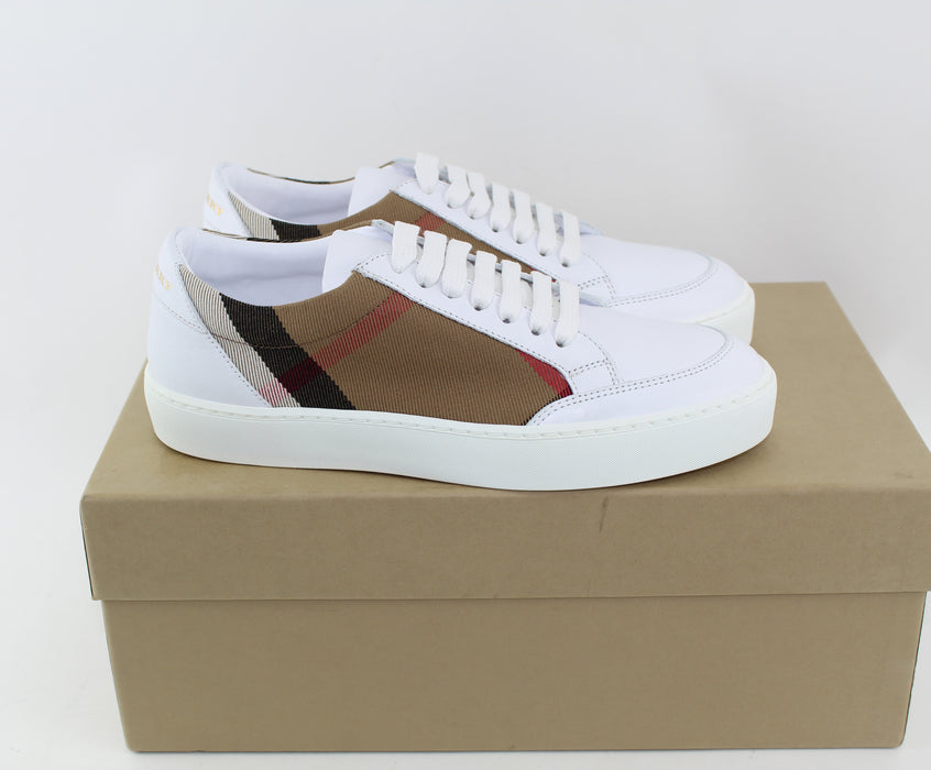 BURBERRY SALMOND LOW TOP SNEAKER SIZE 36 - LuxurySnob