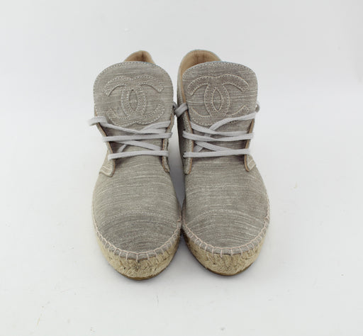 CHANEL ESPADRILLES size 37 - LuxurySnob