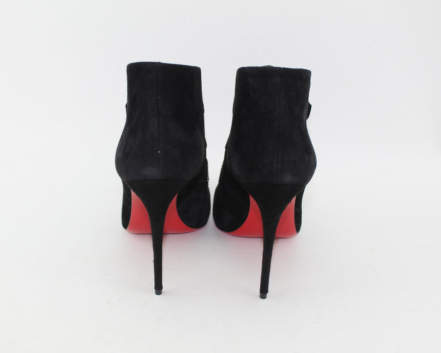 CHRISTIAN LOUBOUTIN TRINIBOOT STRASS SIZE 40 - LuxurySnob