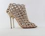 SERGIO ROSSI SCALLOPED SANDALS SIZE 41 - LuxurySnob