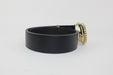 GUCCI LEATHER BELT WITH TORCHON DOUBLE G BUCKLE