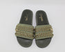 CHANEL CANVAS CHAIN SLIDES SIZE 41 - LuxurySnob