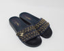 CHANEL SATIN CHAIN SLIDES SIZE 39 - LuxurySnob