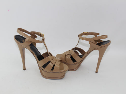 SAINT LAURENT TRIBUTE SANDALS SIZE 38.5 - LuxurySnob