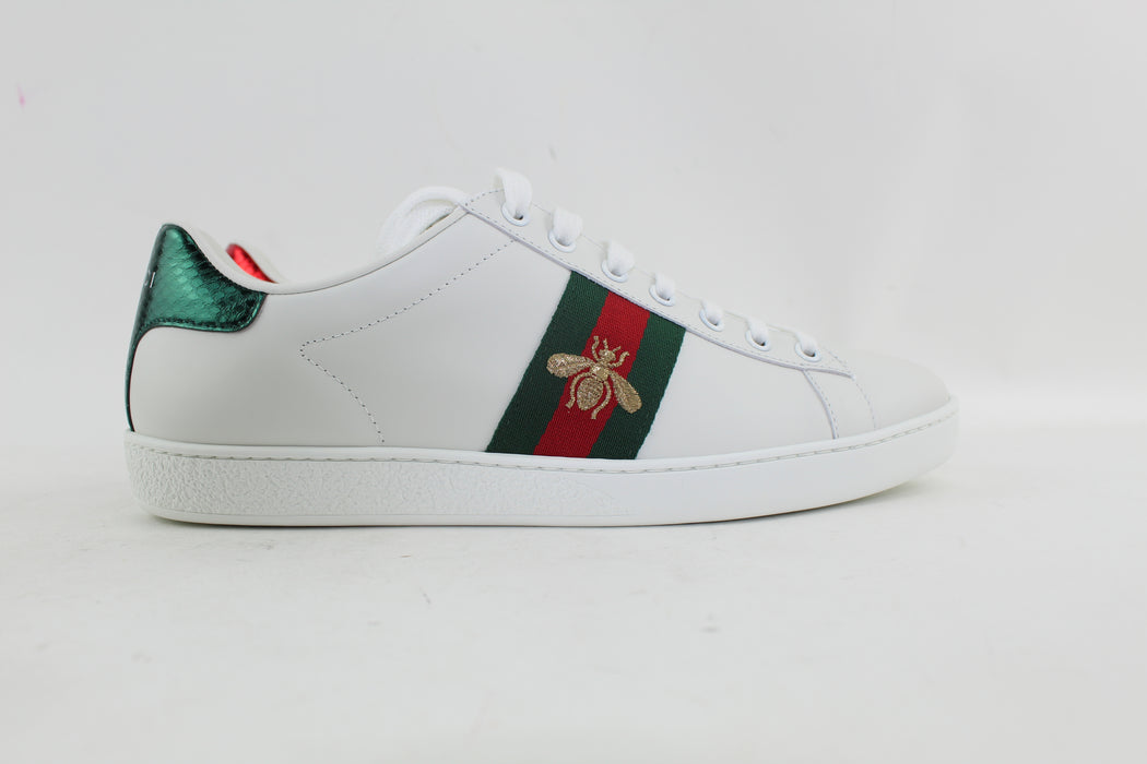 GUCCI  ACE EMBROIDERED SNEAKER SIZE 40 - LuxurySnob