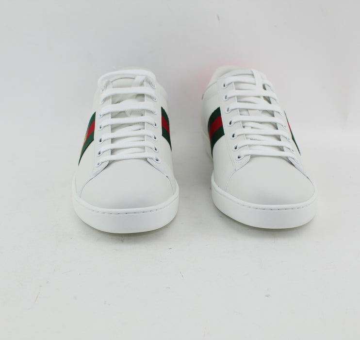 GUCCI  ACE EMBROIDERED SNEAKER SIZE 40 - LuxurySnob