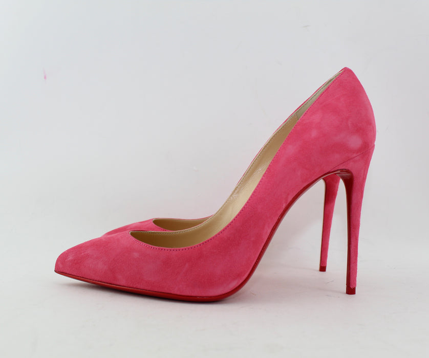 CHRISTIAN LOUBOUTIN PIGALLE FOLLIES 100 VEAU VELOURS SIZE 38.5 - LuxurySnob