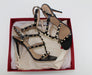 VALENTINO ROCKSTUD 105MM CAGED LEATHER SANDALS SIZE 41 - LuxurySnob