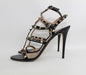 VALENTINO ROCKSTUD 105MM CAGED LEATHER SANDALS SIZE 41 - LuxurySnob