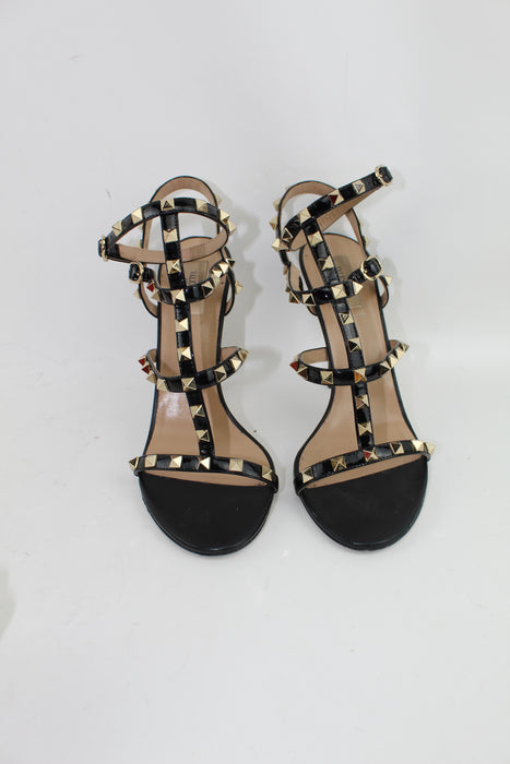 VALENTINO ROCKSTUD 105MM CAGED LEATHER SANDALS SIZE 41 - LuxurySnob