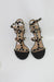 VALENTINO ROCKSTUD 105MM CAGED LEATHER SANDALS SIZE 41 - LuxurySnob