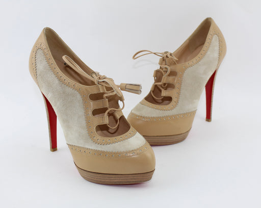 CHRISTIAN LOUBOUTIN MAMIMO 140MM SIZE 37 - LuxurySnob
