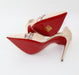 CHRISTIAN LOUBOUTIN KRYSTAL CROSS 100MM SIZE 39 - LuxurySnob