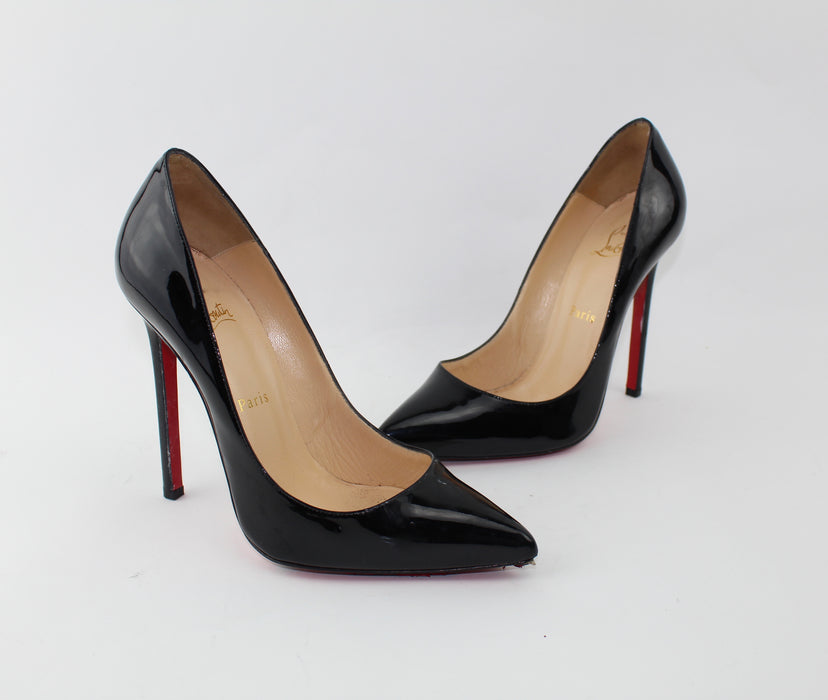 CHRISTIAN LOUBOUTIN PIGALLE 120mm SIZE 39.5 - LuxurySnob