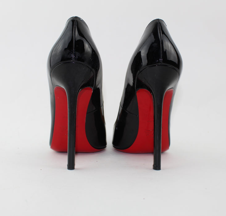 CHRISTIAN LOUBOUTIN PIGALLE 120mm SIZE 39.5 - LuxurySnob