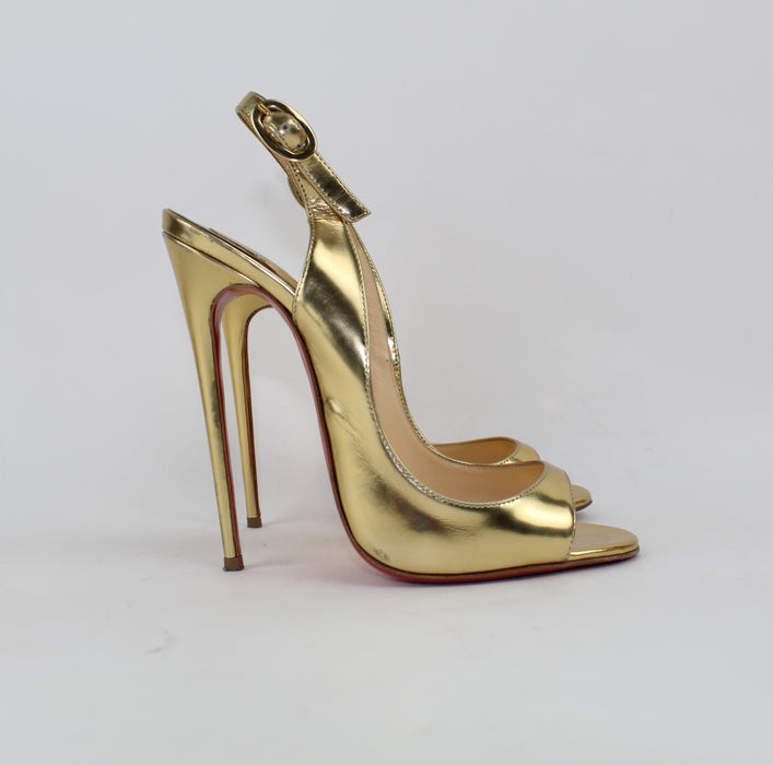 CHRISTIAN LOUBOUTIN ALLENISSIMA 130mm SIZE 37.5 - LuxurySnob