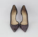 CHRISTIAN LOUBOUTIN IRIZA HALF D'ORSAY GLITTER PUMP SIZE 38.5 - LuxurySnob