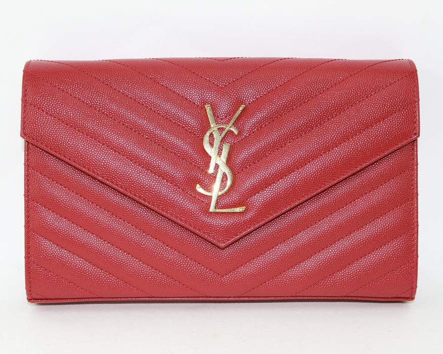 SAINT LAURENT CHAIN WALLET - LuxurySnob