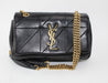 SAINT LAURENT JAMIE SMALL "CARRÉ RIVE GAUCHE " IN LAMBSKIN SHOULDER BAG - LuxurySnob