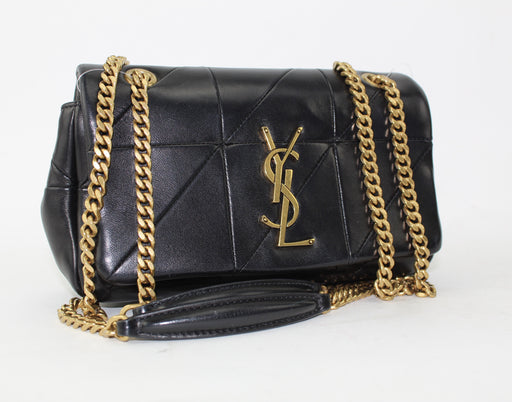 SAINT LAURENT JAMIE SMALL "CARRÉ RIVE GAUCHE " IN LAMBSKIN SHOULDER BAG - LuxurySnob