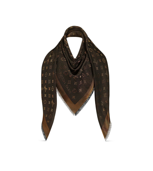 LOUIS VUITTON SO SHINE MONOGRAM SHAWL - LuxurySnob