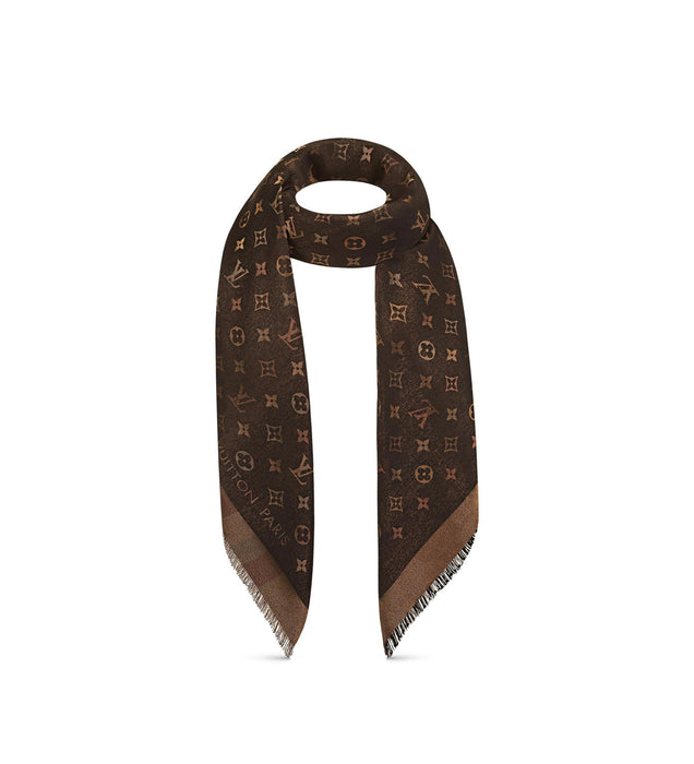 LOUIS VUITTON SO SHINE MONOGRAM SHAWL - LuxurySnob