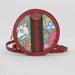 GUCCI OPHIDIA MINI ROUND GG FLORAL CHAIN-STRAP BACKPACK - LuxurySnob