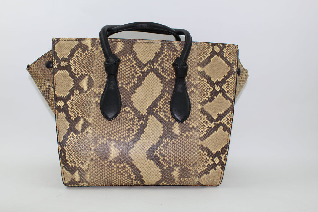 CELINE TIE KNOT TOTE PYTHON SMALL — LSC INC
