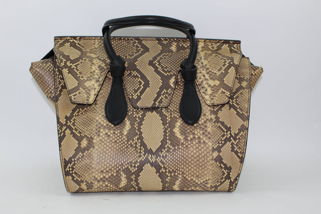 CELINE TIE KNOT TOTE PYTHON SMALL — LSC INC