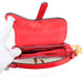 Dior Patent Red Mini Saddle Bag