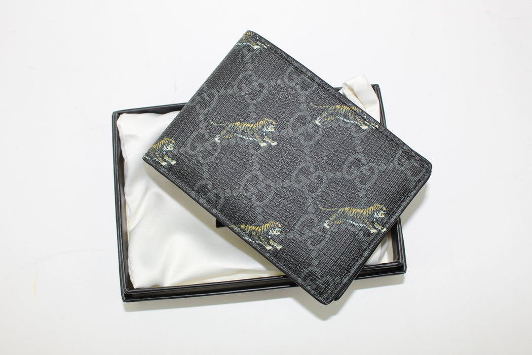 GUCCI GG WALLET WITH TIGER PRINT - LuxurySnob